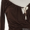 Imagine Tricou mânecă lungă damă Evita mărimea S,